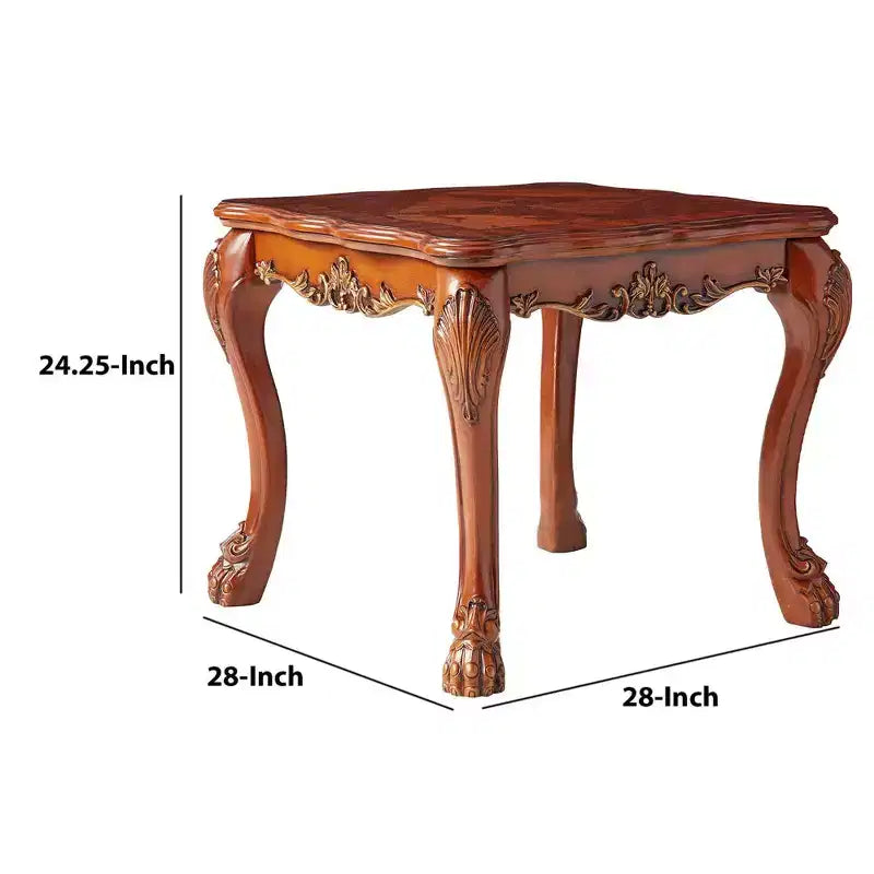 Table d'appoint Royal Hampton avec un tiroir et une étagère, noire