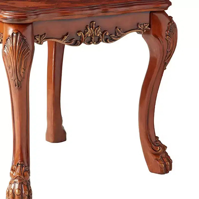 Table d'appoint Royal Hampton avec un tiroir et une étagère, noire