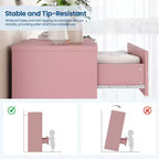 Commode à 4 tiroirs, chiffonnier, unité de rangement haute avec poignées dorées, petite commode pour chambre, salon, placard