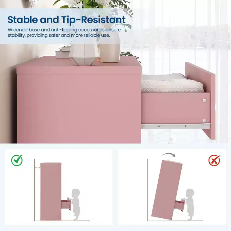 Commode à 4 tiroirs, chiffonnier, unité de rangement haute avec poignées dorées, petite commode pour chambre, salon, placard