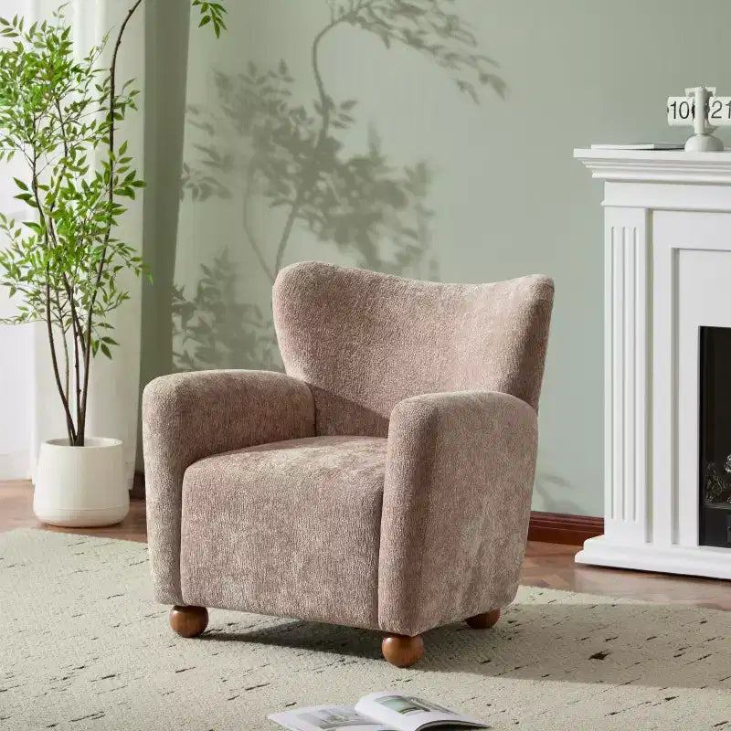Christopher Knight Home Ember Fauteuil d'appoint contemporain rembourré à dossier haut