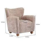 Christopher Knight Home Ember Fauteuil d'appoint contemporain rembourré à dossier haut