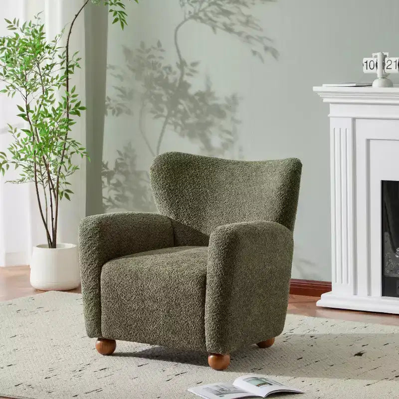 Christopher Knight Home Ember Fauteuil d'appoint contemporain rembourré à dossier haut