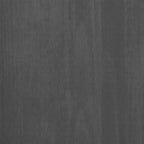 Tables de chevet lot de 2 Gris foncé Bois de pin massif, MDF Moyen