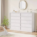 Commode de chambre, Commode haute avec grand espace de rangement pour chambre d'enfant et entrée