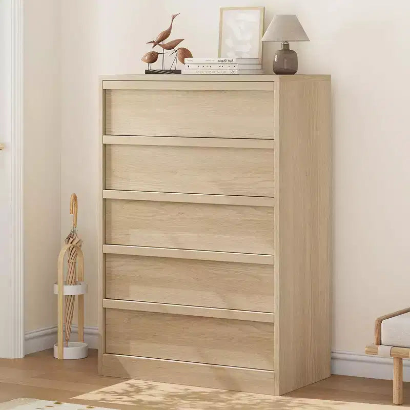 Commode de chambre, Commode haute avec grand espace de rangement pour chambre d'enfant et entrée