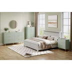 Commode moderne à 5 tiroirs pour chambre à coucher avec double commode en bois et organiseur de rangement, poignée dorée et grand tiroir, pour salon, couloir