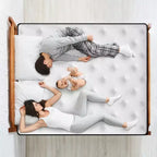Matelas King Size, matelas King en mousse à mémoire de forme de 14 pouces en gel pour des nuits fraîches et un soulagement de la pression, sensation moelleuse moyenne avec isolation des mouvements