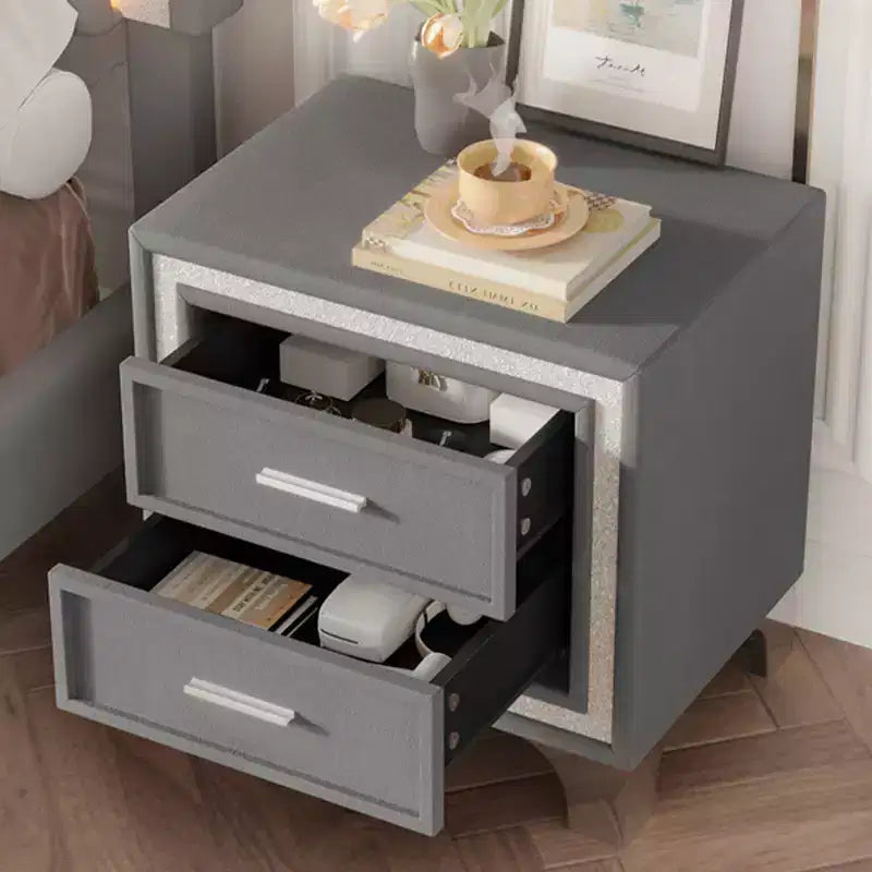 Table de chevet, Table de nuit avec tiroir, avec rangement ouvert, Table d'appoint moderne à 2 niveaux, Table de chevet pour petit espace, Salon, Chambre à coucher