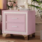 Table de chevet, Table de nuit avec tiroir, avec rangement ouvert, Table d'appoint moderne à 2 niveaux, Table de chevet pour petit espace, Salon, Chambre à coucher