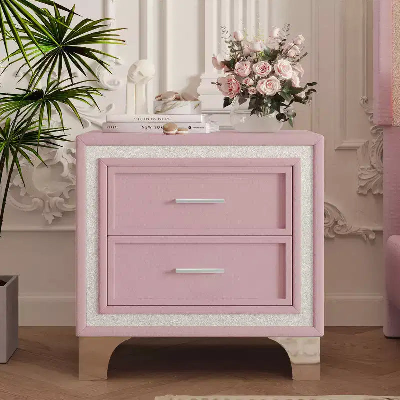 Table de chevet, Table de nuit avec tiroir, avec rangement ouvert, Table d'appoint moderne à 2 niveaux, Table de chevet pour petit espace, Salon, Chambre à coucher