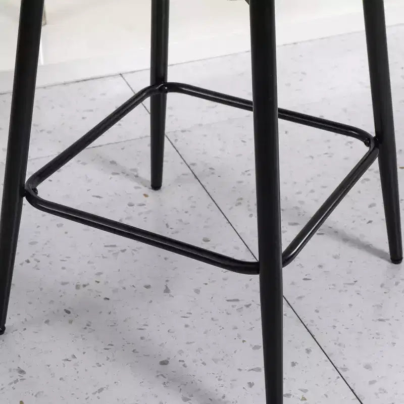 Homy Casa Lot de 2 tabourets de bar pivotants hauteur comptoir avec sièges rembourrés, hauteur d'assise 65 cm