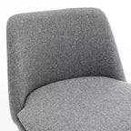 Homy Casa Lot de 2 tabourets de bar pivotants hauteur comptoir avec sièges rembourrés, hauteur d'assise 65 cm