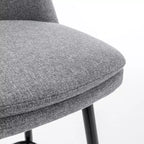 Homy Casa Lot de 2 tabourets de bar pivotants hauteur comptoir avec sièges rembourrés, hauteur d'assise 65 cm