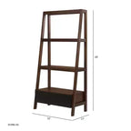 Étagère échelle moderne GDFStudio Blairmont 68 en bois d'acacia