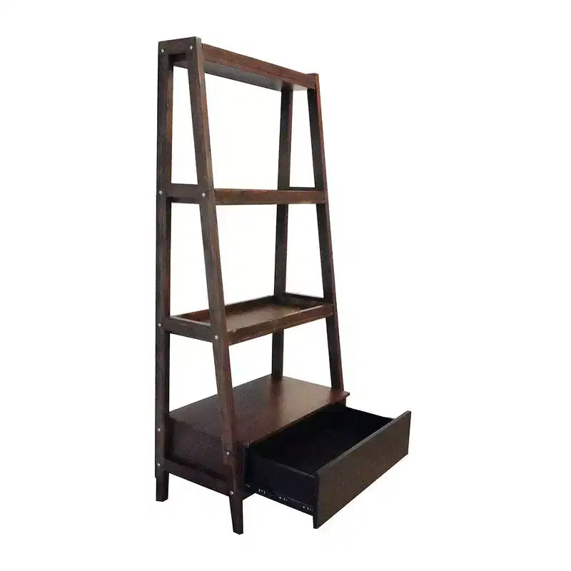 Étagère échelle moderne GDFStudio Blairmont 68 en bois d'acacia