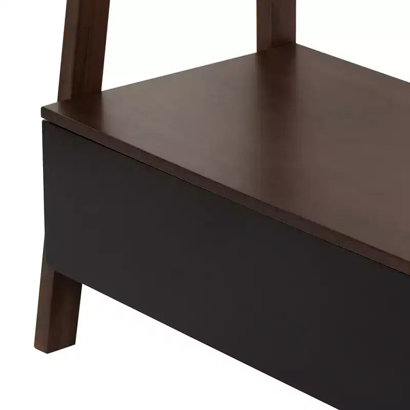Étagère échelle moderne GDFStudio Blairmont 68 en bois d'acacia
