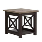 Liberty Furniture,Heatherbrook Heatherbrook end table in Charcoal