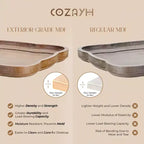 COZAYH Tables de chevet/d'appoint carrées rustiques en bois avec plateau, lot de 2