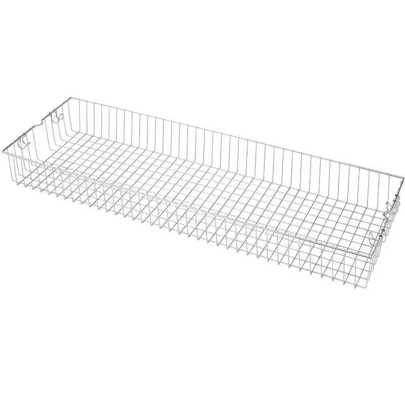 Okak Portemanteau d'entrée robuste sur roulettes avec frein verrouillable, porte-manteau autoportant pliable, étagères de rangement avec panier, argent