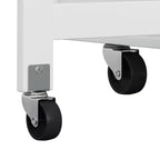 Desserte îlot de cuisine blanche avec placard à 2 portes et 2 tiroirs - Chariot de rangement roulant avec plateau pliant en bois d'hévéa, étagère à épices et casier à vin pour la cuisine