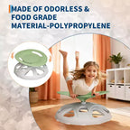 Chaise pivotante sensorielle pour enfants, chaise tournante avec poignée de sécurité et design antidérapant, entraînement de la coordination corporelle