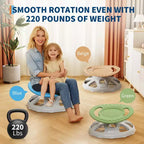 Chaise pivotante sensorielle pour enfants, chaise tournante avec poignée de sécurité et design antidérapant, entraînement de la coordination corporelle