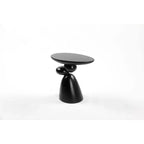 Table d'appoint en fibre de verre Lucky Stone, coin minimaliste, café, décoration, salon, chambre, chambre d'amis