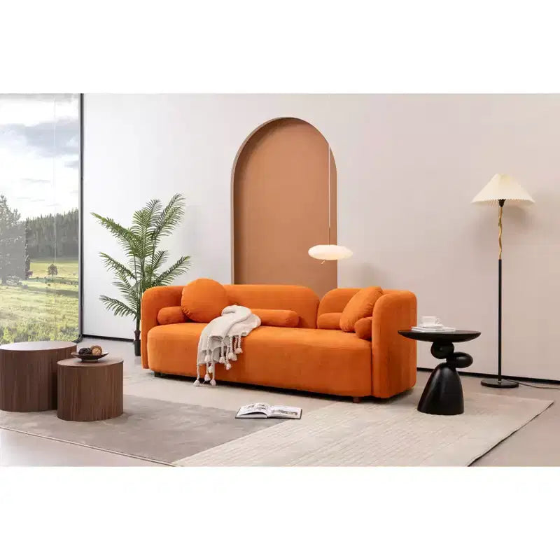 Table d'appoint en fibre de verre Lucky Stone, coin minimaliste, café, décoration, salon, chambre, chambre d'amis