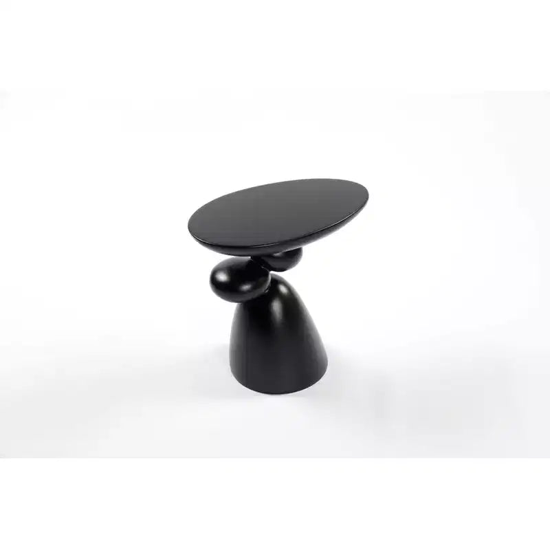 Table d'appoint en fibre de verre Lucky Stone, coin minimaliste, café, décoration, salon, chambre, chambre d'amis