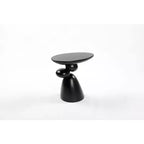 Table d'appoint en fibre de verre Lucky Stone, coin minimaliste, café, décoration, salon, chambre, chambre d'amis