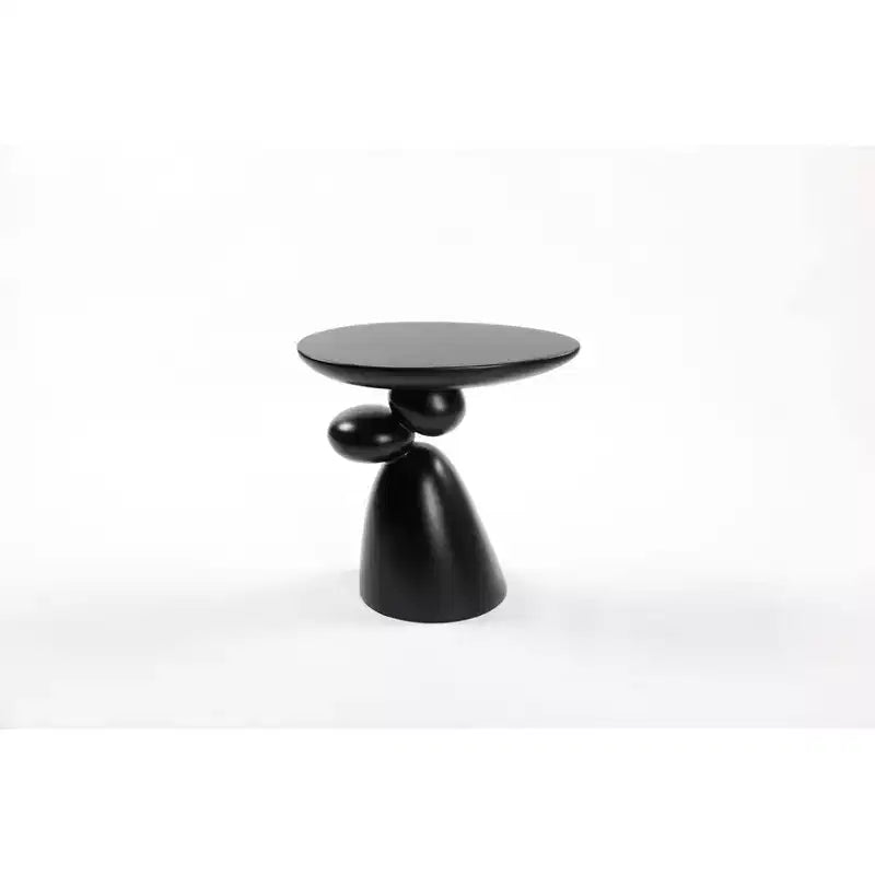Table d'appoint en fibre de verre Lucky Stone, coin minimaliste, café, décoration, salon, chambre, chambre d'amis