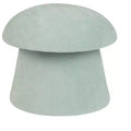 Crestview Collection Green Upholstered Mushroom Ottoman with Storage