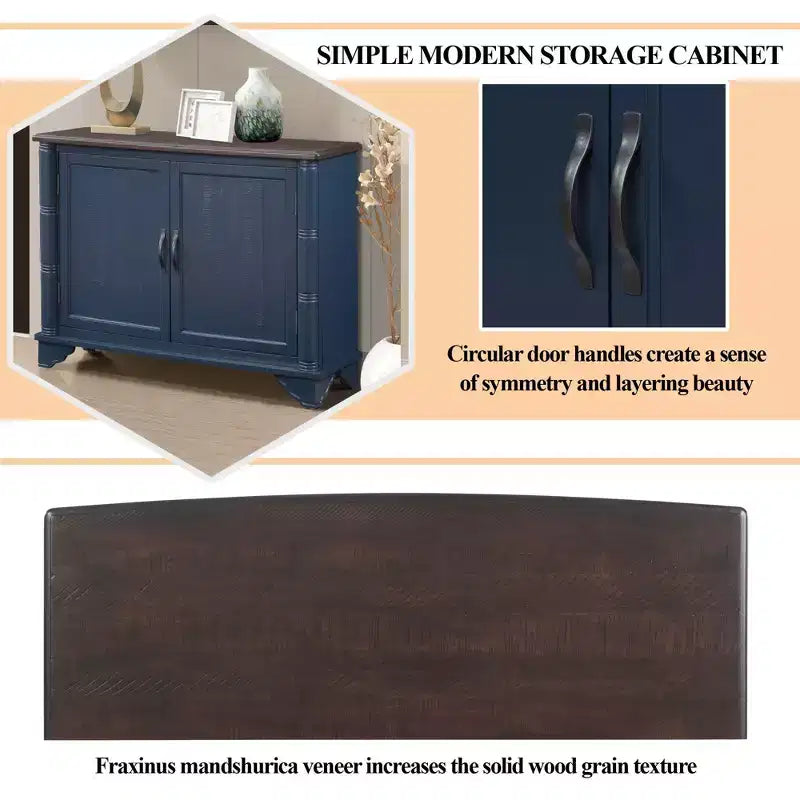 40 Petite table console avec rangement, avec étagère de rangement réglable, table d'entrée rétro pour entrée, couloir, salon