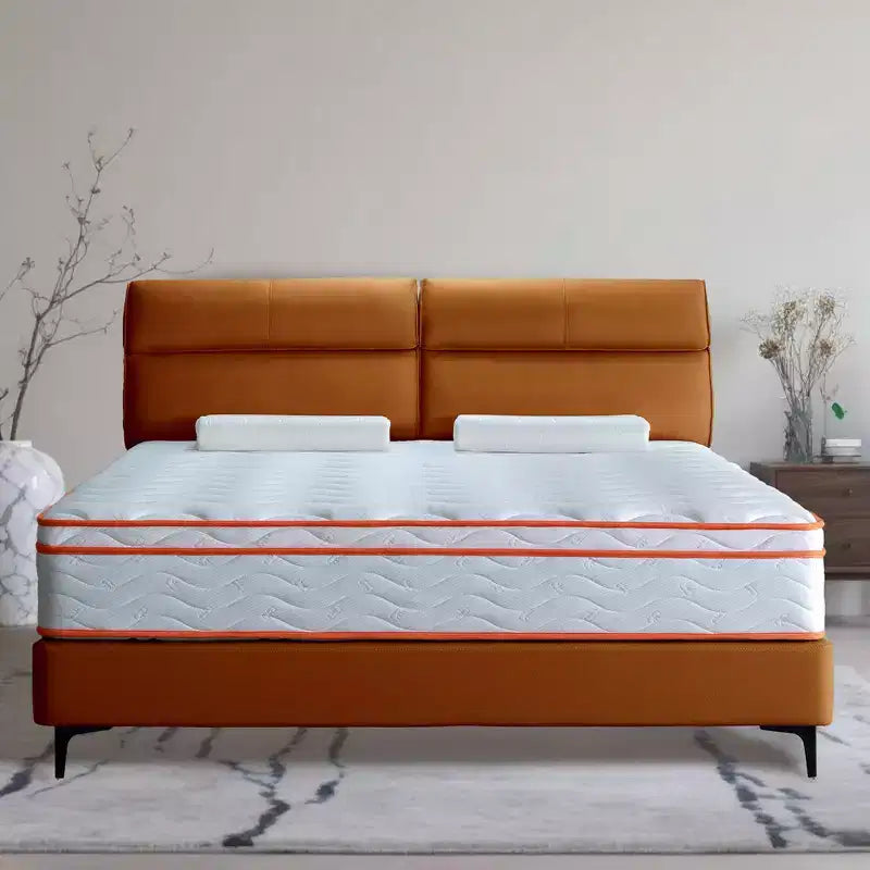 Whisen 10 Matelas hybride double et matelas respirant de soulagement de la pression avec mousse à mémoire de forme, ressorts ensachés, fermeté moyenne