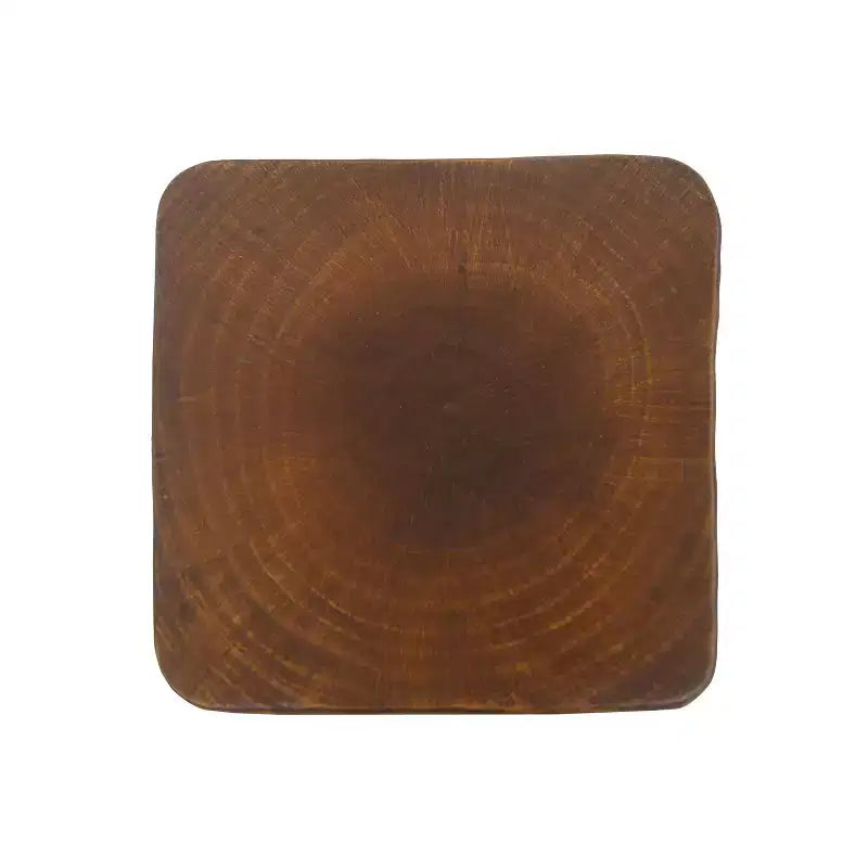 MAYEERTY 1 paquet de table d'appoint torsadée, table de bout artistique aspect bois pour salon, terrasse, intérieur et extérieur