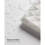 Lot de 3 étagères flottantes, étagères murales de 60 cm de large avec une capacité de 10 kg chacune et un bord antidérapant, pour salon, cuisine, salle de bain, blanc