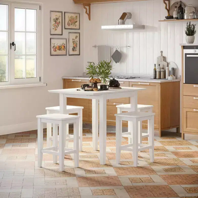 Tabouret de bar Jofran Eastern Tides sans dossier en bois brossé (lot de 2)