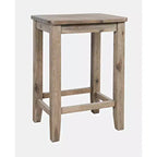 Tabouret de bar Jofran Eastern Tides sans dossier en bois brossé (lot de 2)