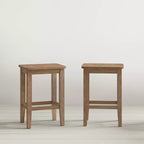 Tabouret de bar Jofran Eastern Tides sans dossier en bois brossé (lot de 2)