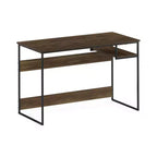 HOMLUX 45 Bureau informatique avec cadre en métal, table d'étude, poste de travail de bureau à domicile avec compartiment de rangement
