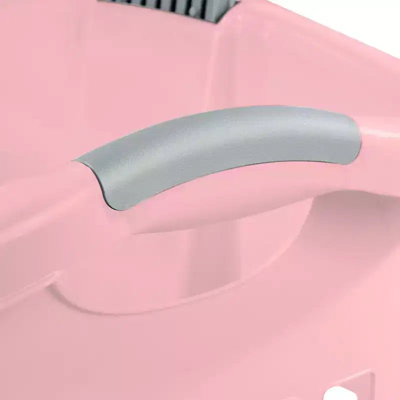 Lot de 4 paniers à linge à roulettes Sterilite Ultra, 60 litres, avec poignées, rose