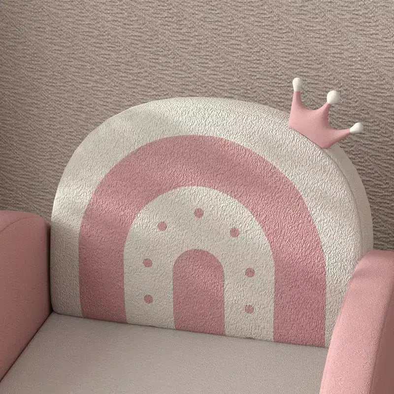 Fauteuil à bascule pour enfants, Chaise pour tout-petits Princesse Couronne, Fauteuil à bascule pour enfants pour chambre, salle de jeux