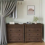 Commode de chambre à coucher, table de chevet, commode en bois, table d'appoint cannelée, organiseur de rangement