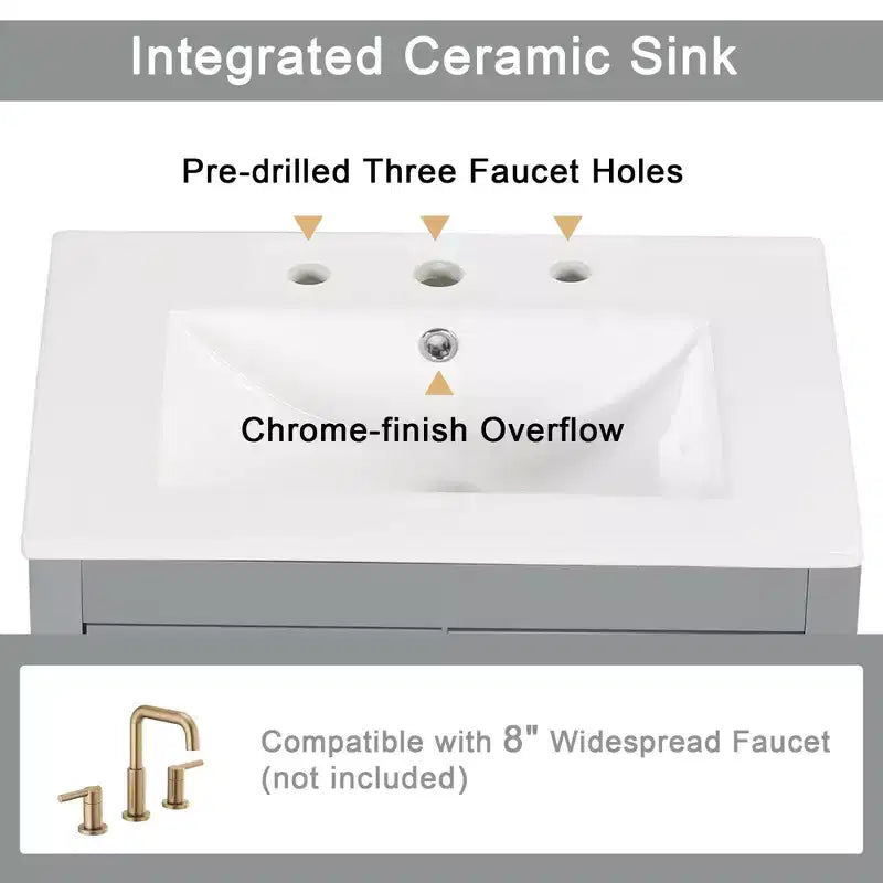 MAYEERTY Meuble de Salle de Bain Noir Triangle Étagère Réglable MDF Moderne