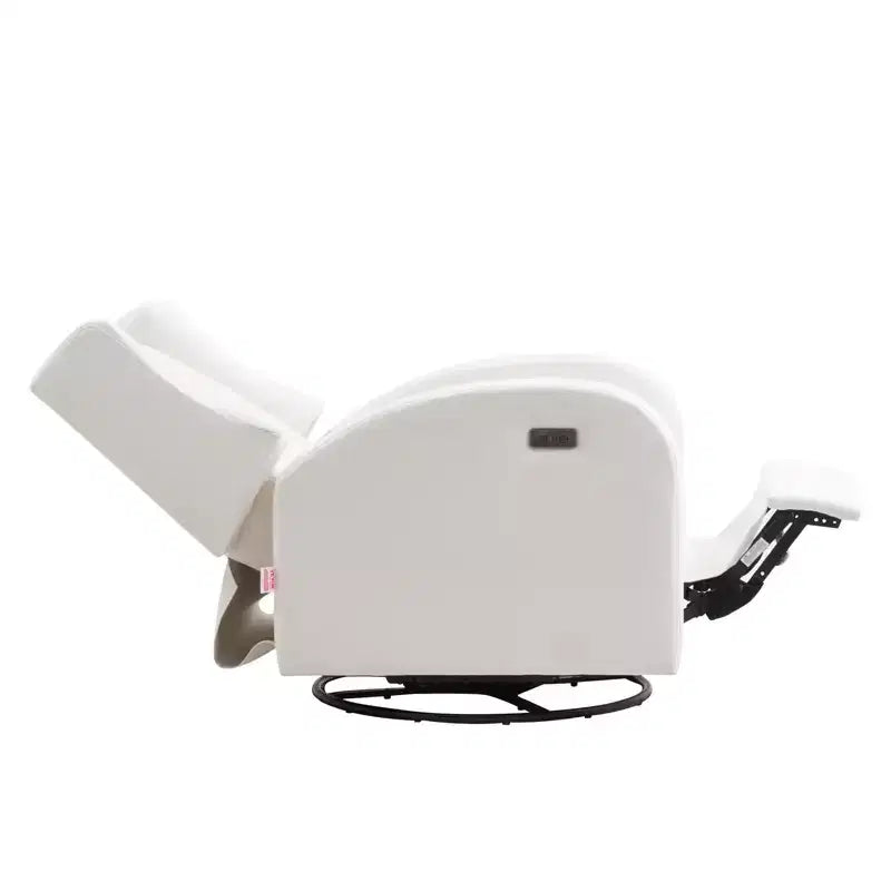 Fauteuil inclinable électrique et planeur pivotant, fauteuil inclinable planeur pivotant avec port USB et capacité de poids de 113 kg