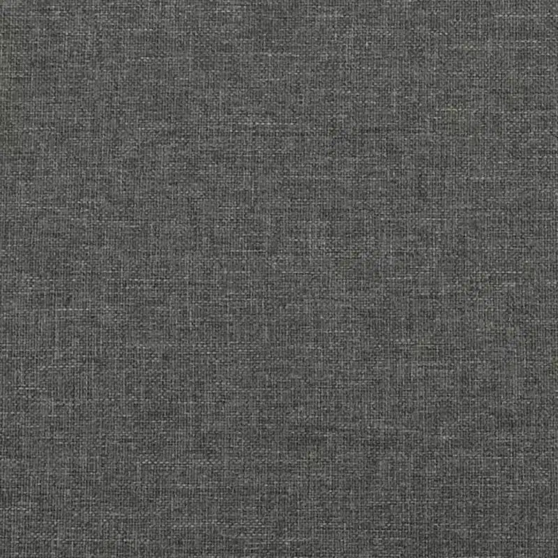 Cadre de lit sommier tapissier gris foncé jumeau XL en tissu (États-Unis seulement)