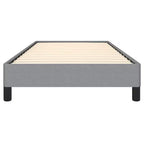 Cadre de lit en polyester gris clair, contreplaqué, bois manufacturé, Twin XL