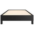 Cadre de lit en similicuir noir, contreplaqué, bois manufacturé Twin XL