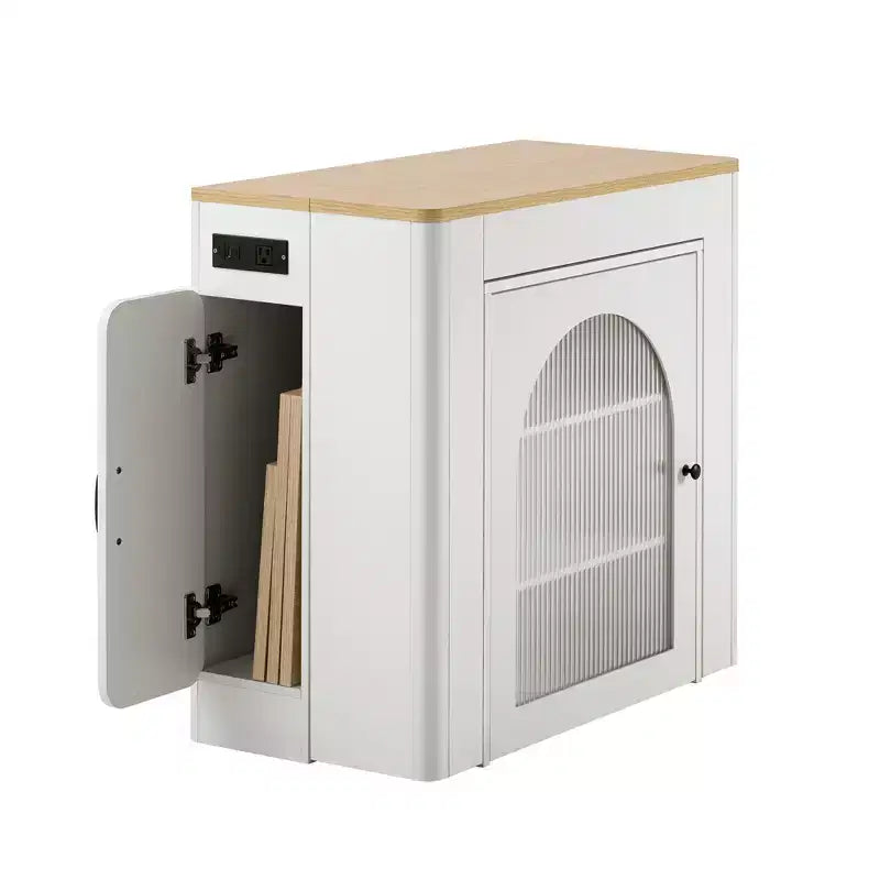 Table à manger extensible JVNOXK de 59 pouces avec 3 rallonges centrales amovibles, îlot de rangement mobile avec prise de courant et roulettes